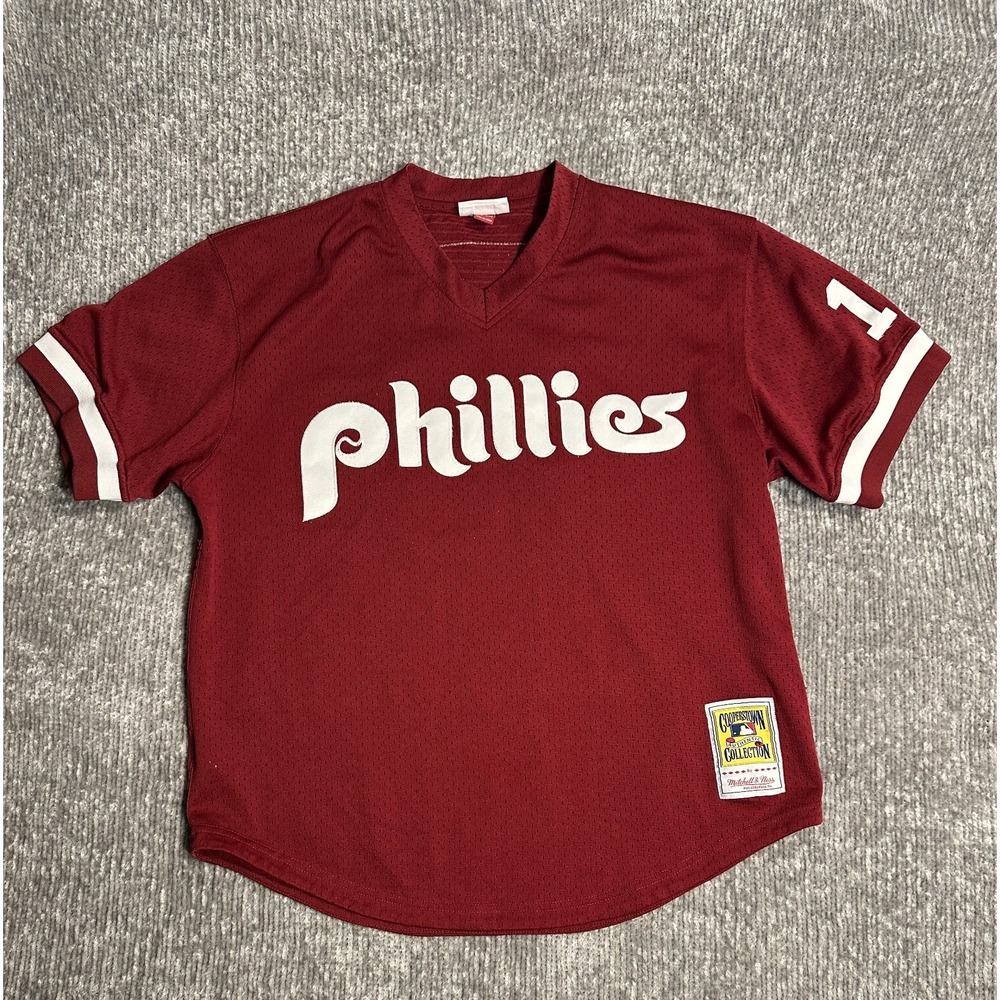 Mitchell & Ness Philadelphia Phillies John Kruk #19 Cooperstown Jersey XL 48